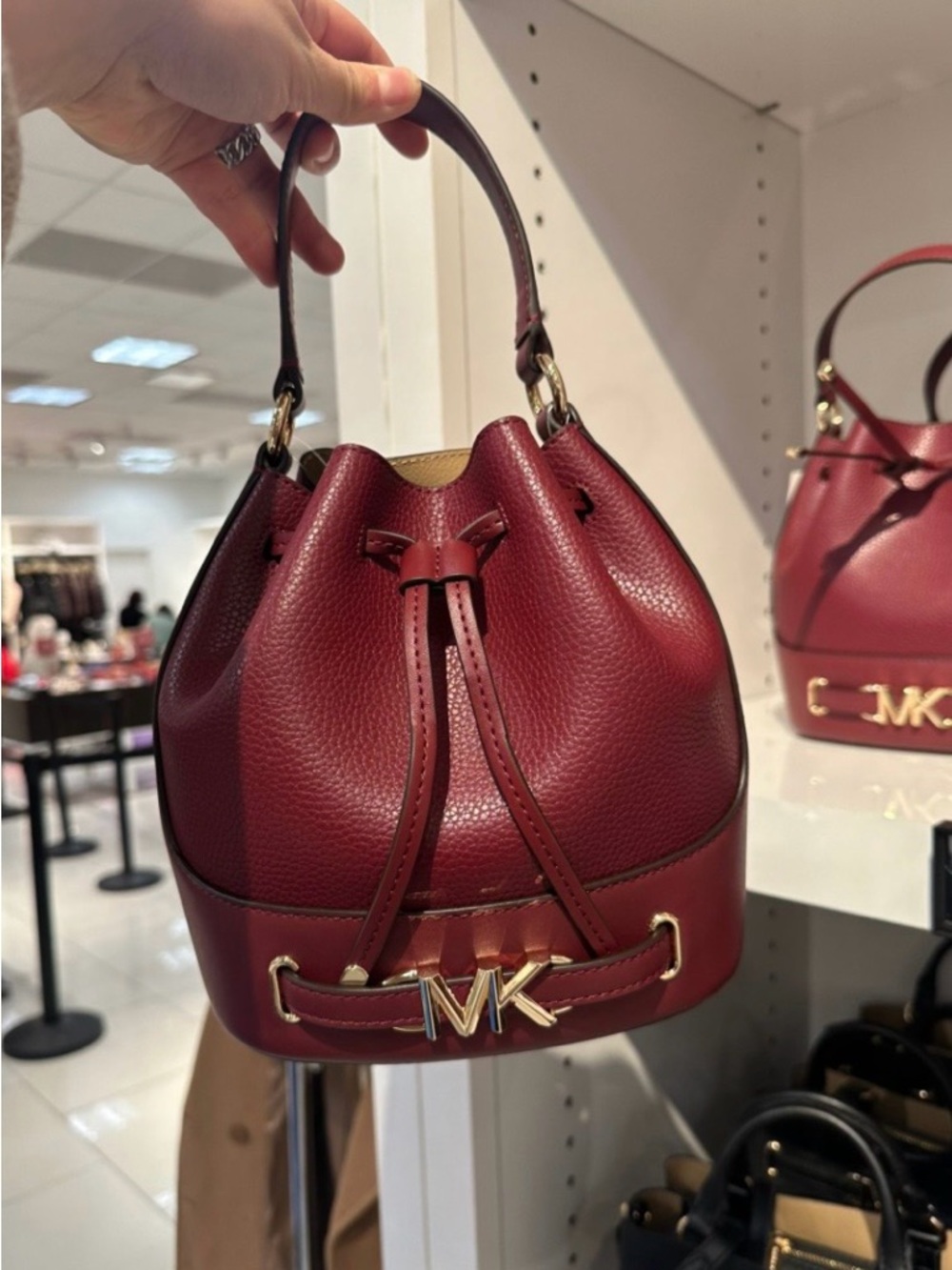 Michael Kors Reed Bucket Bag Set